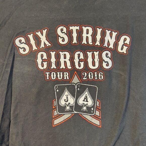Jason Aldean 2016 six string circus tour Graphic T-shirt XL - Picture 5 of 13